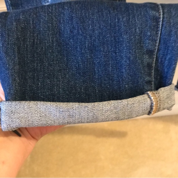 Madewell Cuffed Slim Boyfriend Jeans, Size 32, NWOT - Picture 3 of 8